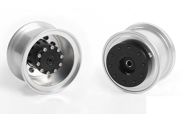 1.7 Aluminum Rear Beadlock Wheels for Overland Truck (2x) VVV-S0241 RC4WD