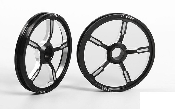 RC4WD RC Components Fusion Drag Race Front Wheels Z-W0326 CNC Billet