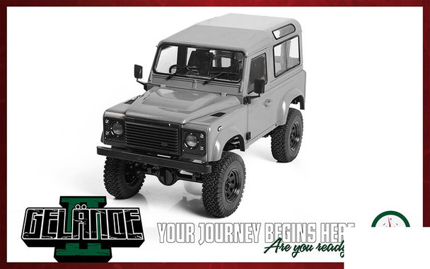 RC4WD Gelande II Kit w/ 2015 Land Rover Defender D90 Hard Body Set Z-K0064 G2