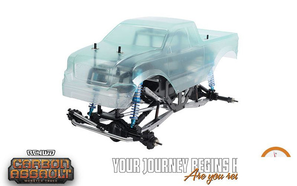 RC4WD Carbon Assault 1/10th Monster Truck KIT Z-K0066 parts required to complete