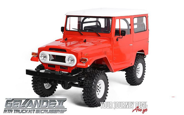 RC4WD Gelande II RTR Truck w/ Cruiser Body Set Z-RTR0047 RC4WD FJ40 RED G2