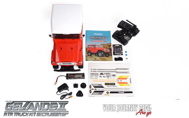 RC4WD Gelande II RTR Truck w/ Cruiser Body Set Z-RTR0047 RC4WD FJ40 RED G2 RC4WD Gelande II RTR Truck w/ Cruiser Body Set Z-RTR0047 RC4WD FJ40 RED G2