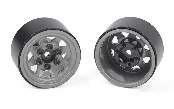 Stamped Steel 1.0" Stock Beadlock Wheels Plain Z-W0345 RC4WD Micro Wheel SCX24