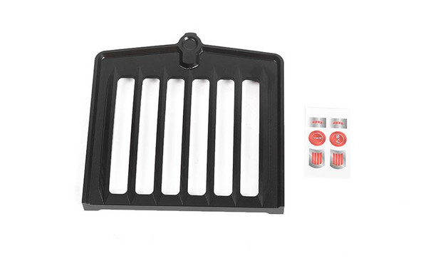 Smokey Billet Front Grille for Tamiya King Grand Hauler BLACK Z-S2086 RC4WD Semi