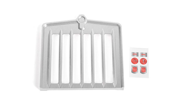 Smokey Billet Front Grille for Tamiya King / Grand Hauler SILVER Z-S2093 RC4WD
