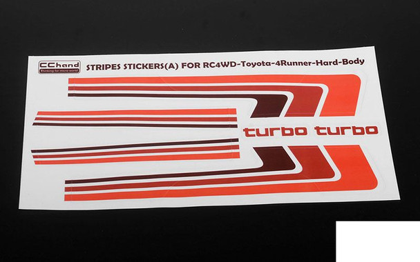 Retro Body Stripes for 1985 Toyota 4Runner Hard Body VVV-C0750 RC4WD Decal TOY