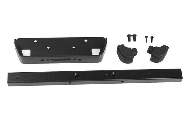 Classic Front Winch Bumper for RC4WD Gelande II Defender D90 BLACK VVV-C1119