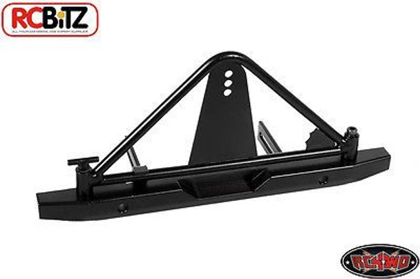 Tough Armor METAL OPENING Spare Tire Carrier to fit Axial SCX10 Ver 2 LED mounts Tough Armor METAL OPENING Spare Tire Carrier to fit Axial SCX10 Ver 2 LED mounts