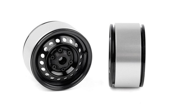 Rad 1.9" Aluminum Internal Beadlock Wheels (Black) VVV-C1225 RC4WD Wheel