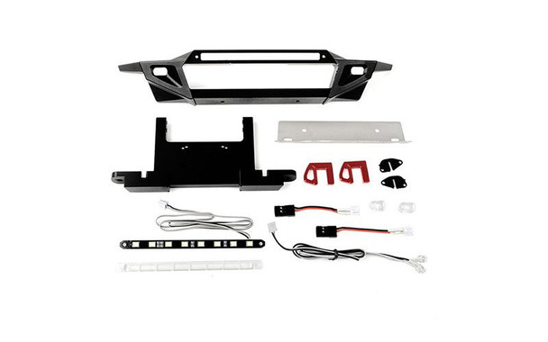 Rook Metal Front Bumper with LED for Traxxas TRX-4 2021 Bronco VVV-C1229 RC4WD