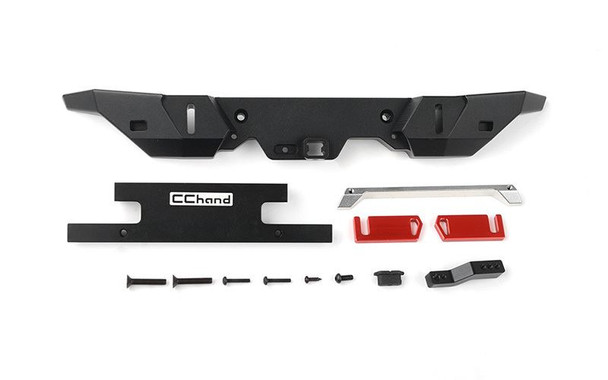 Rook Metal Rear Bumper with Hitch Bar for Traxxas TRX-4 2021 Bronco VVV-C1231