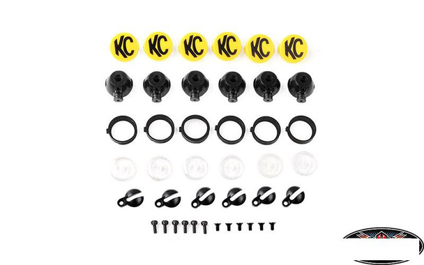 RC4WD KC HiLiTES KC Light Set V2 Z-E0036 3mm LED mount inc yellow covers