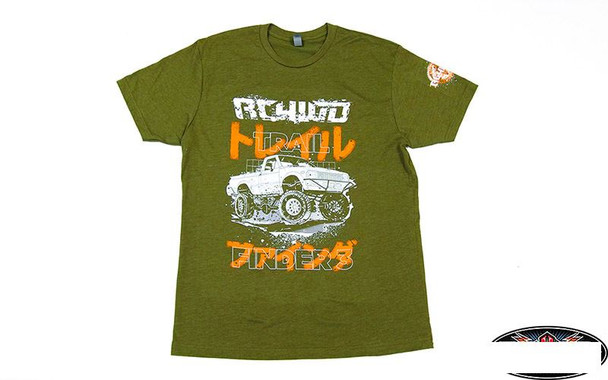 RC4WD TF3 JDM Shirt (S) Z-L0422 GREEN Short sleeve T-Shirt 60/40 SMALL