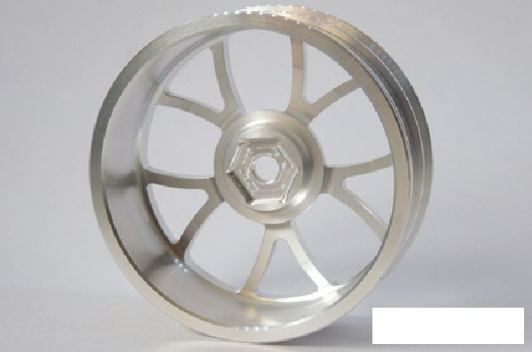 SSD Y Spoke Drag Front 2.2 Wheels SILVER SSD00516 12mm Hex 21.4mm wide RC