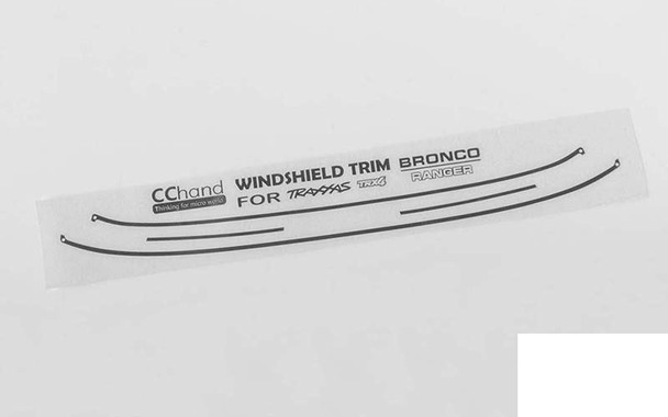 Windshield Trim for Traxxas TRX-4 '79 Bronco Ranger XLT VVV-C0497 RC4WD Chrome