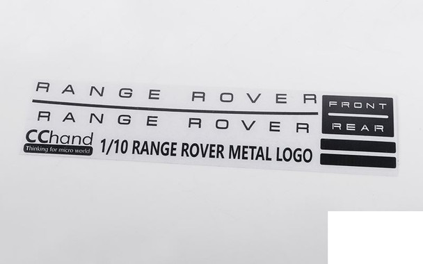 Metal Emblem Set for JS Scale 1/10 Range Rover Classic Body VVV-C0650 RC4WD