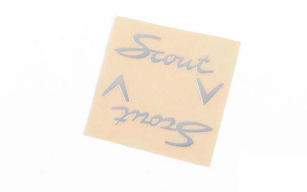 Side Metal Emblems for Vanquish VS4-10 Origin Halfcab Body SILVER VVV-C1032 RC