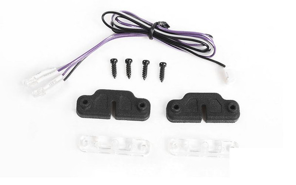 Inner Fender Rock Lights +LEDs Axial SCX10 III Jeep Gladiator Wrangler VVV-C1080