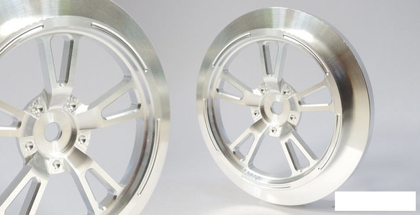 SSD V Spoke Narrow Drag Front 2.2/2.7" Wheels SILVER SSD00530 13.3mm 33g