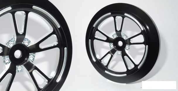 SSD V Spoke Narrow Drag Front 2.2/2.7" Wheels BLACK SSD0053313.3mm 33g