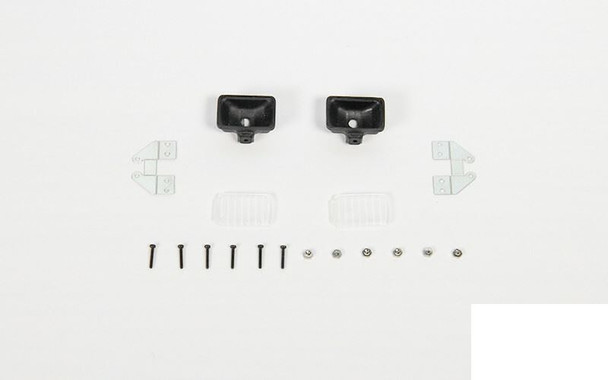 1/10 Square Light Pods w/Mounts VVV-C0362 RC4WD Spot lamp fog reversing LED