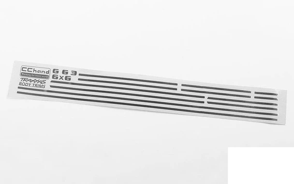 Steel Body Decal Sheet for Traxxas Mercedes-Benz G Trucks VVV-C0976 RC4WD