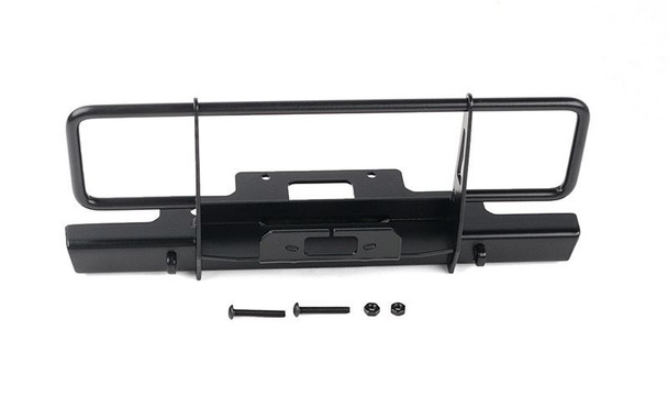 Oxer Steel Front Winch Bumper Axial SCX10 III Early Ford Bronco BLACK VVV-C1293