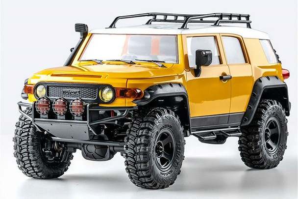 FMS Toyota FJ Cruiser 1/18th Scaler RTR FMS11806 18th Working lights Hard Body