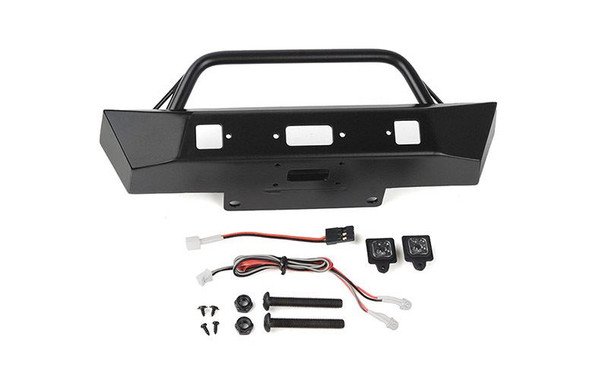 Eon Metal Front Stinger Bumper LED Axial SCX6 JEEP Wrangler JLU VVV-C1300 RC4WD