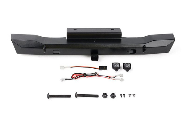 Eon Metal Rear Hitch Bumper LED Axial SCX6 JEEP Wrangler JLU VVV-C1302 RC4WD