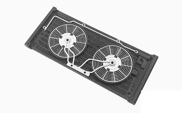 Scale Radiator for Traxxas TRX-4 Land Rover Defender VVV-C0654 RC4WD w fans