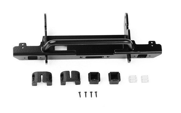 Classic Front Steel Bumper w/ Lights for Vanquish VS4-10 Phoenix VVV-C1346 RC4WD