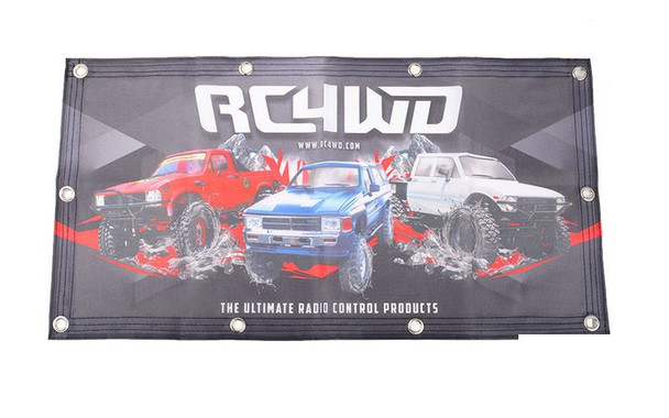 RC4WD 1' x 2' Cloth Banner Z-L0406 w/ metal eyelet crommets 30x60cm Promo Sign