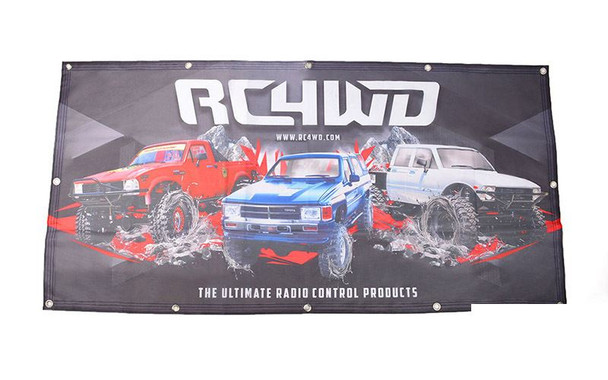 RC4WD 2' x 4' Cloth Banner Z-L0407 w/ metal eyelet crommets 60x120cm Promo Sign