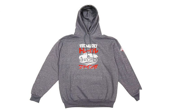 RC4WD JDM Hoodie (2XL) Z-L0453 Grey 2X LARGE Hoddy Poly Fleece & Cotton