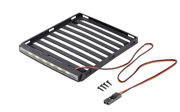 Flat Roof Rack w/ LED  for Axial SCX24 JT Gladiator VVV-C1363 RC4WD 24th luggage