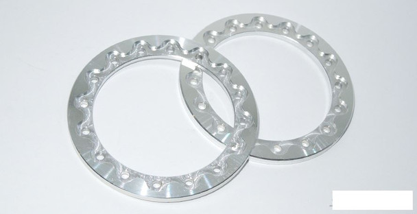 SSD 2.2" / 3.0" Drag Rear Wheel Front Rings SILVER SSD00548 Beadlock ring SSDRC
