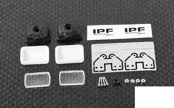 1/10 Square IPF Lights VVV-C0224 RC4WD 10th 18x13mm dia spot fog RC TOY