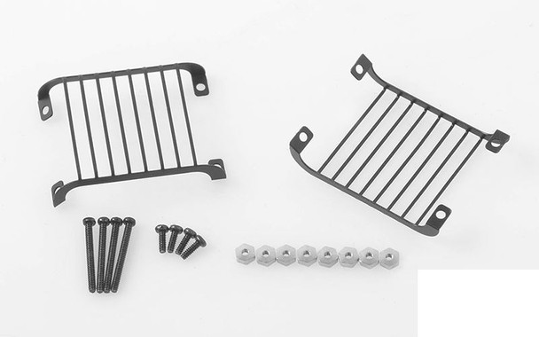 Metal Front Lamp Guards for 1/18 Gelande D90 VVV-C0268 RC4WD 18th Headlight