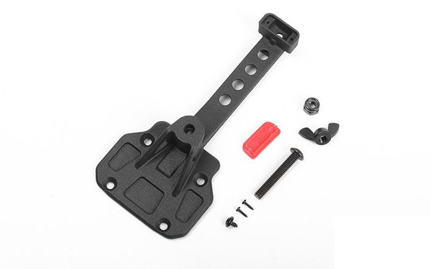 Spare Wheel & Tire Holder w/High Rear Brake Light for Axial SCX10 III VVV-C1069
