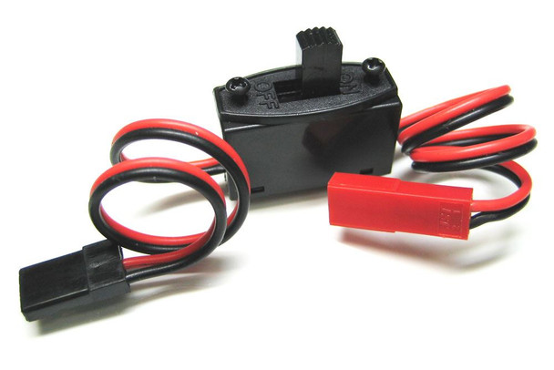 Etronix JR / JST Switch ET0783 ON/OFF loom servo connector plug power LED lights
