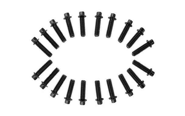 RC4WD Miniature Scale Hex Bolts (M1.6 x 6mm) (Black) Z-S0292 Detail Bolt RC