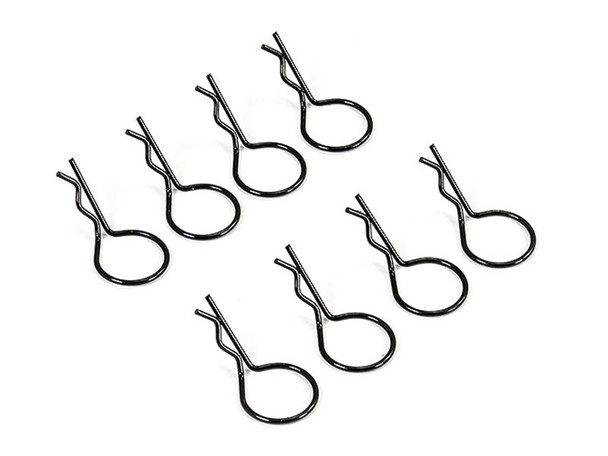 Fastrax Black Large Body Clips (8) FAST213BK