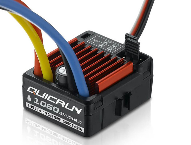 Hobbywing Quicrun 1060 Brushed Sbec WP ESC 60A T-Plug Deans HW30120203 Crawler