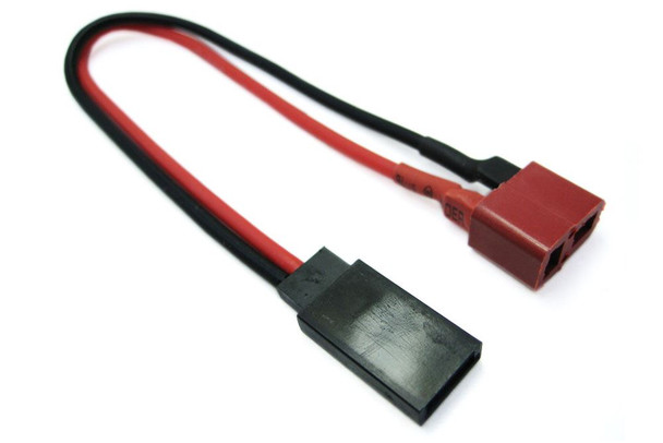 Etronix Futaba Female Connector To Deans Female Plug ET0814 T-plug to Servo wire