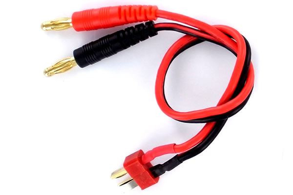 Etronix Deans Charging Cable ET0268 4mm Bullet connector 18AWG 16cm Lead