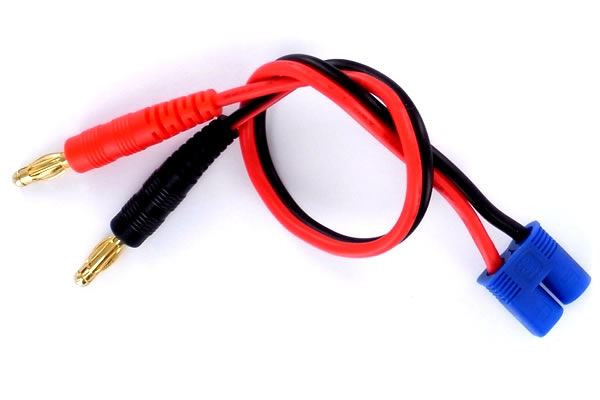 Etronix EC3 Charging Cable ET0270 4mm Bullet connector 18AWG 16cm Lead Wire