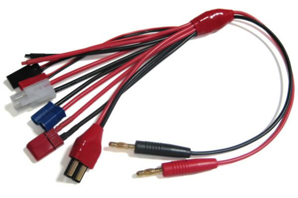 Etronix 4.0mm Bullet to Deans Futaba JST TRX Tamiya EC3 DIY Extra Wires ET0280