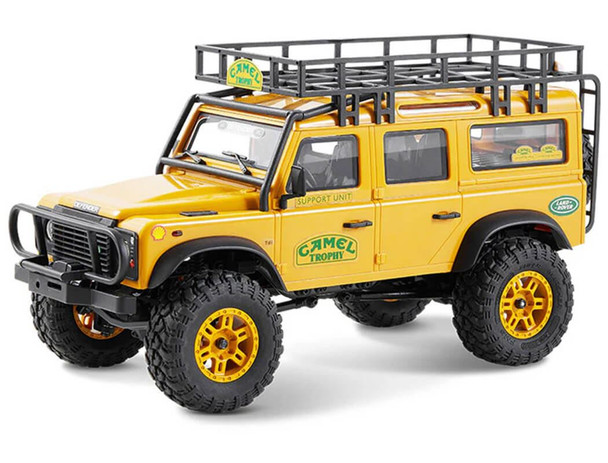 FMS 1/24th Land Rover Defender D110 RTR Yellow FMS12482RTRYL FCX24M