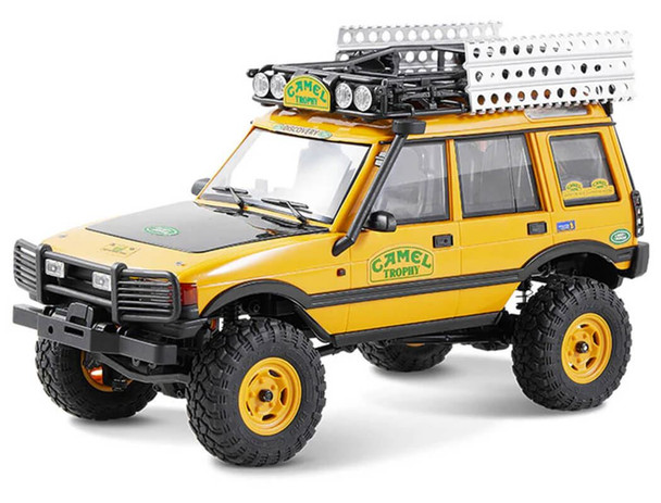 FMS 1/24th Land Rover Discovery First Gen RTR Yellow FMS12483RTRYL FCX24M